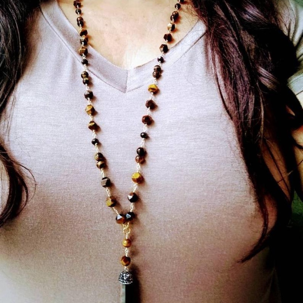 Tiger Eye Necklace - Picture 4 of 4